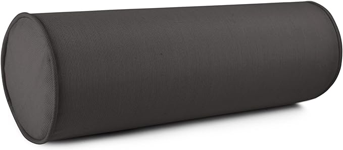 Austin Horn Classics Sunbrella Set of 2 Zippered Neck Bolster Pillow, Made by AustinHornClassics