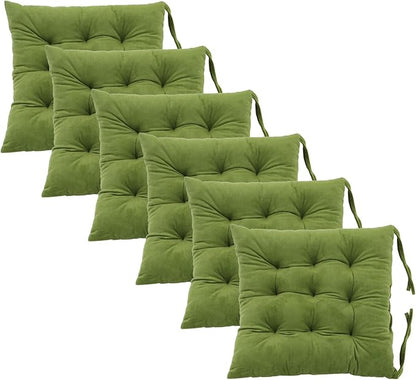 6 Pack Square Seat Cushion Chair Pads by MissSoul