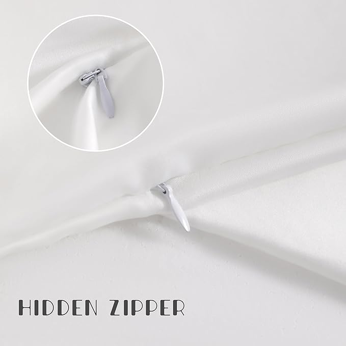 NTBAY Zippered Silk Satin Toddler Pillowcases - Image 3