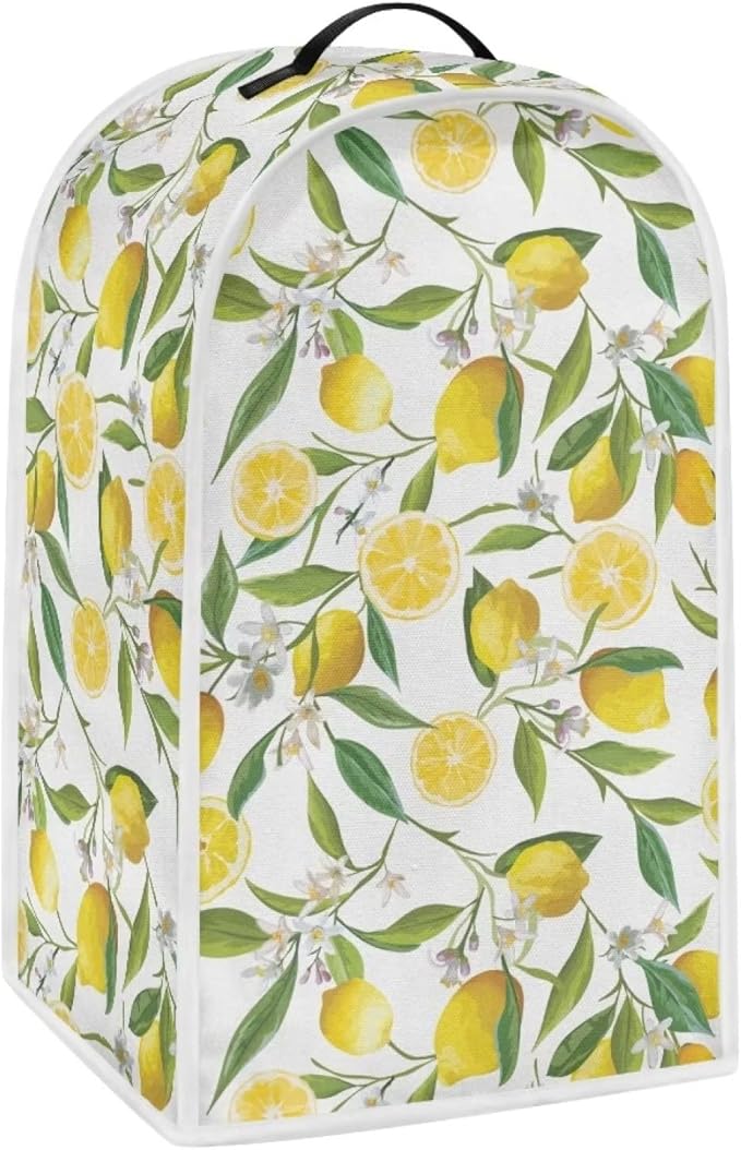 Lemon Print Blender Covers Kitchen Food Processor Covers by HUISEFOR