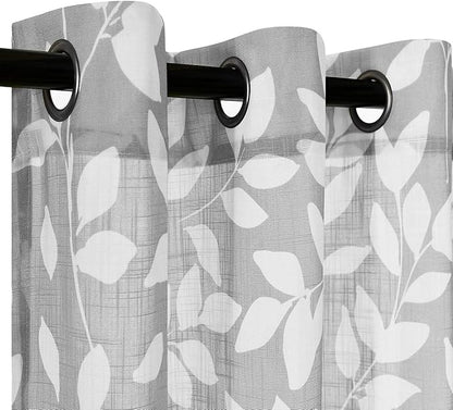 Treatmentex Grey Semi-Sheer Curtains - Image 3