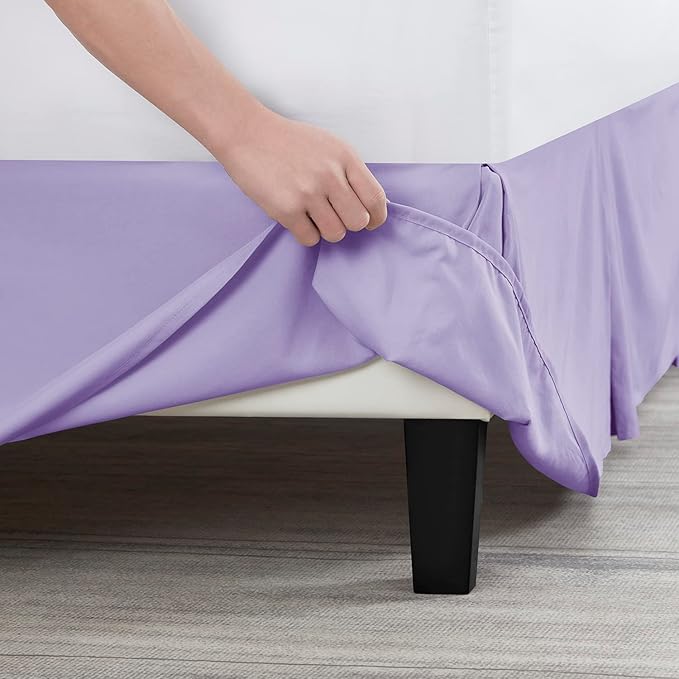 Nestl Lavender Twin Bed Skirt - Image 5
