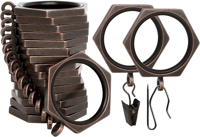 BlastHome® Luxury Curtain Rings by BlastHome