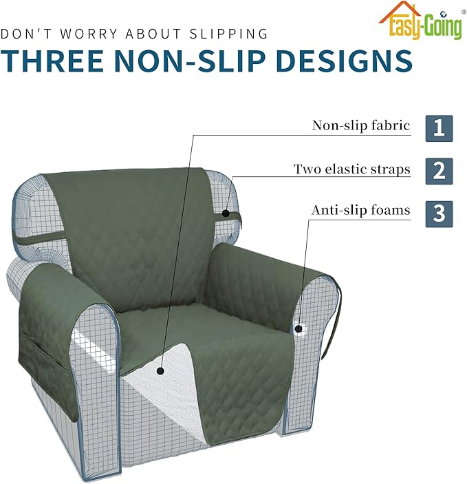 Easy-Going Sofa Slipcover Waterproof Sofa Cover Couch Cover - Image 4
