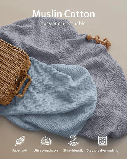 Blissful Diary Muslin Bassinet Sheets - Image 2