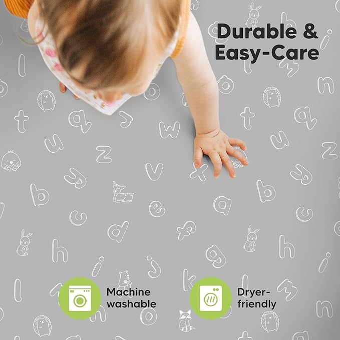 2-Pack Mini Crib Sheets Fitted - Image 7