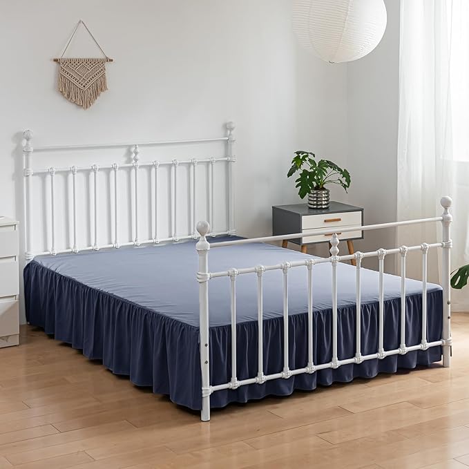 Bed Skirt Queen Size Ruffled Bed Skirt - Image 2