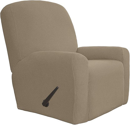 Easy-Going 4 Pieces Oversized Recliner Stretch Sofa Slipcover Sofa Cover by Easy-Going