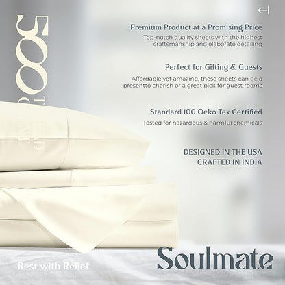 Mayfair Linen 100% Cotton Bed Sheets California King Sheet Set - Image 7