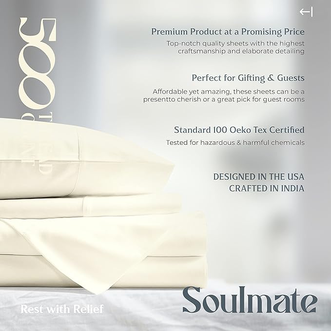 Mayfair Linen 100% Cotton Bed Sheets Full Sheet Set - Image 8