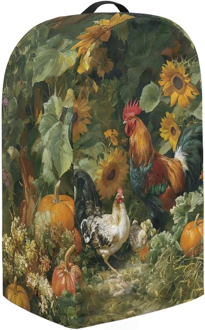 Sunflowers Rooster Mixer Hood Cover Dust Covers - Image 4