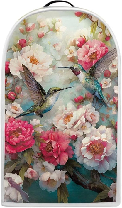 Talayituse Vintage Hummingbird Flower Print Blender Dust Cover, Fingerprint by Talayituse