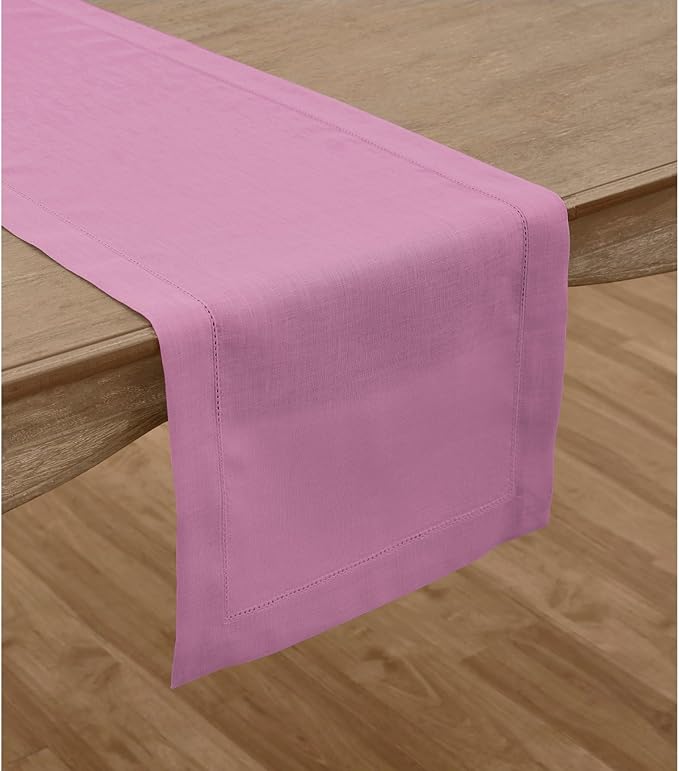 Solino Home Linen Table Runner 108 Inches Long - Image 2