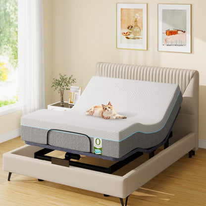 vipbear adjustable bed base full massage with 12", view 9