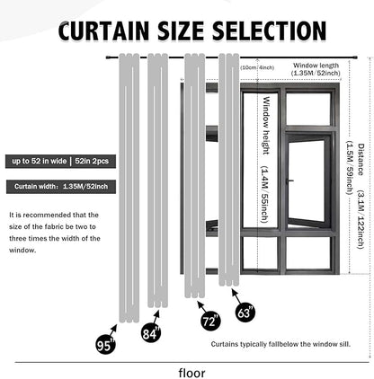 indistar Star Cutout Kids Window Blackout Curtains - Image 2