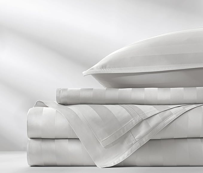 Pure Bamboo King Sheets, Genuine 100% Organic Viscose Derived from Bamboo Bed - Image 4