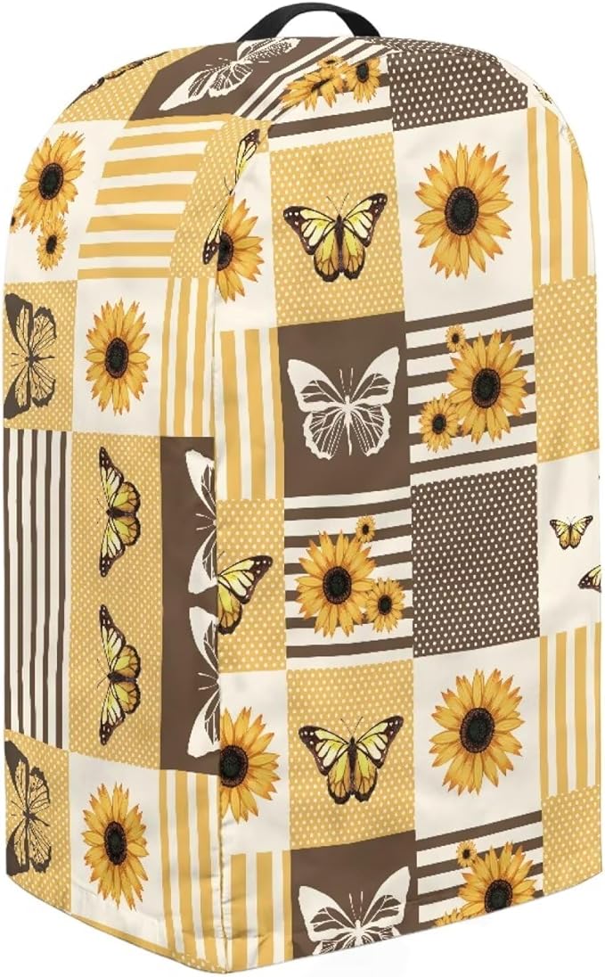 Plaid Butterfly Sunflower Blender Covers Food Processor Juicer Appliance Cover - Image 3