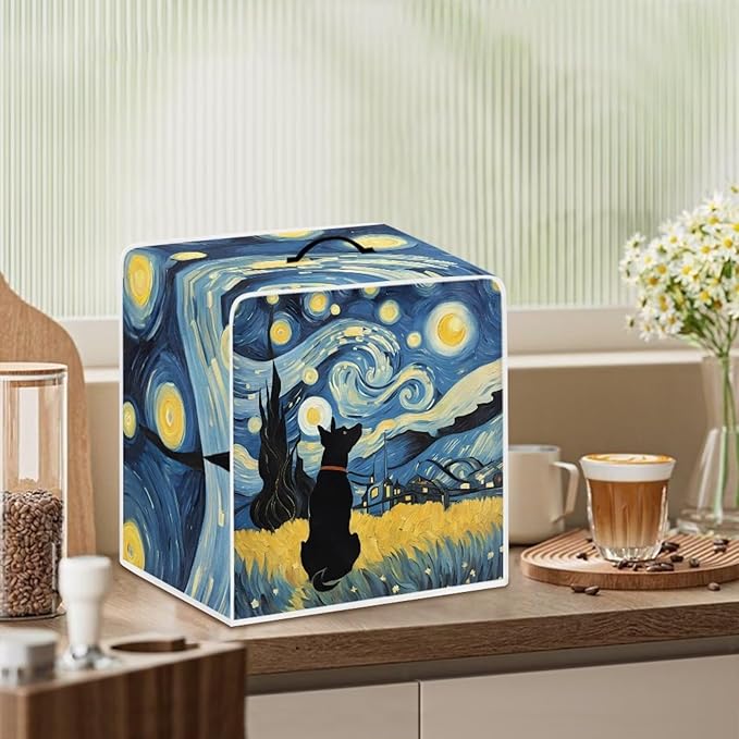 Coffee Maker Covers With Top Handle Folding Coffee Machine Dust Covers - Image 3