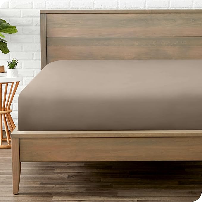 Bare Home Fitted Bottom Sheet California King Size by BareHome