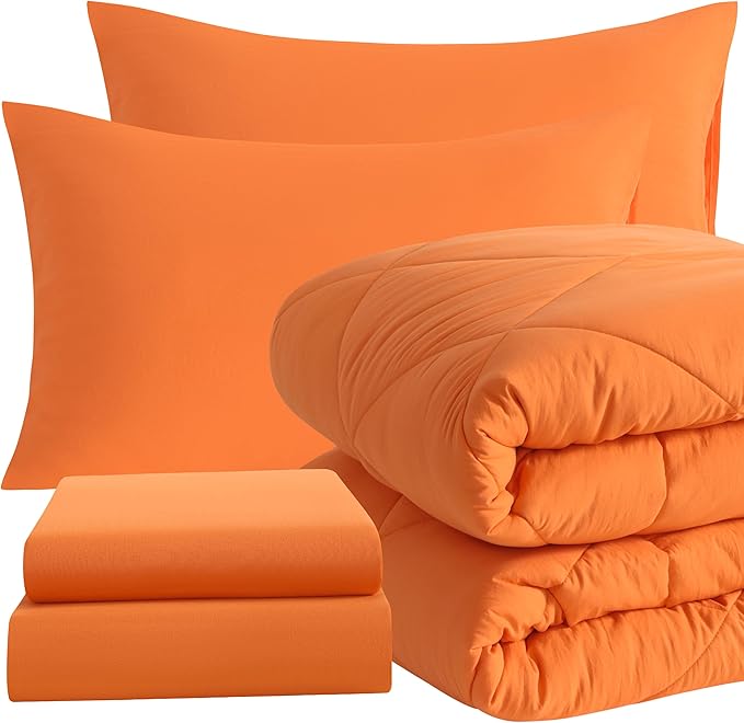 NTBAY Twin Comforter Set with Sheets, 5 Pieces Soft and Breathable Twin Bedding by NTBAY