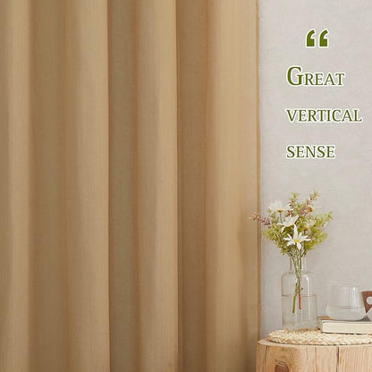 NICETOWN Sheer Linen Curtains 84 inch Long - Image 3