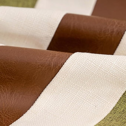 Yangest Patchwork Pillow Cover 20x20 Inch Luxury Cotton and Linen Cushion Cover - Image 4