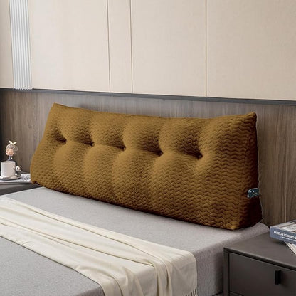Large Bolster Triangular Headboard Wedge Backrest Positioning Support Bed Rest by ZOEMO