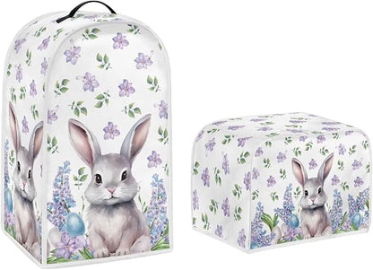 Easter Day Decoration Cute Rabbit Kitchen Appliance Covers Set by Pointodoor
