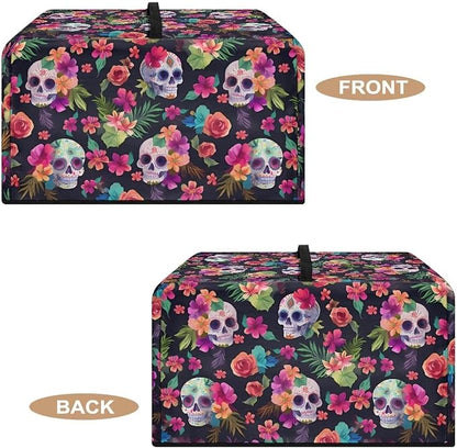Microwave Oven Cover, Halloween Skull Heat-Resistant Polyester Machine - Image 5