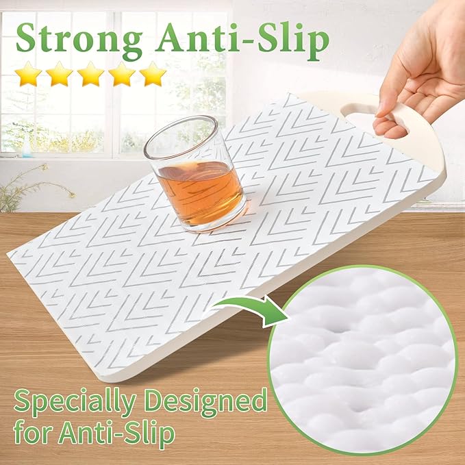 Shelf Liner for Kitchen Cabinets Non Adhesive Drawer Liner Non-Slip Thickened - Image 5