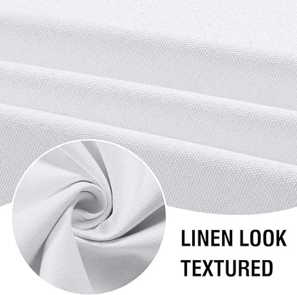 H.VERSAILTEX Linen Look 100% Blackout Curtains 63 Inches Long - Image 4