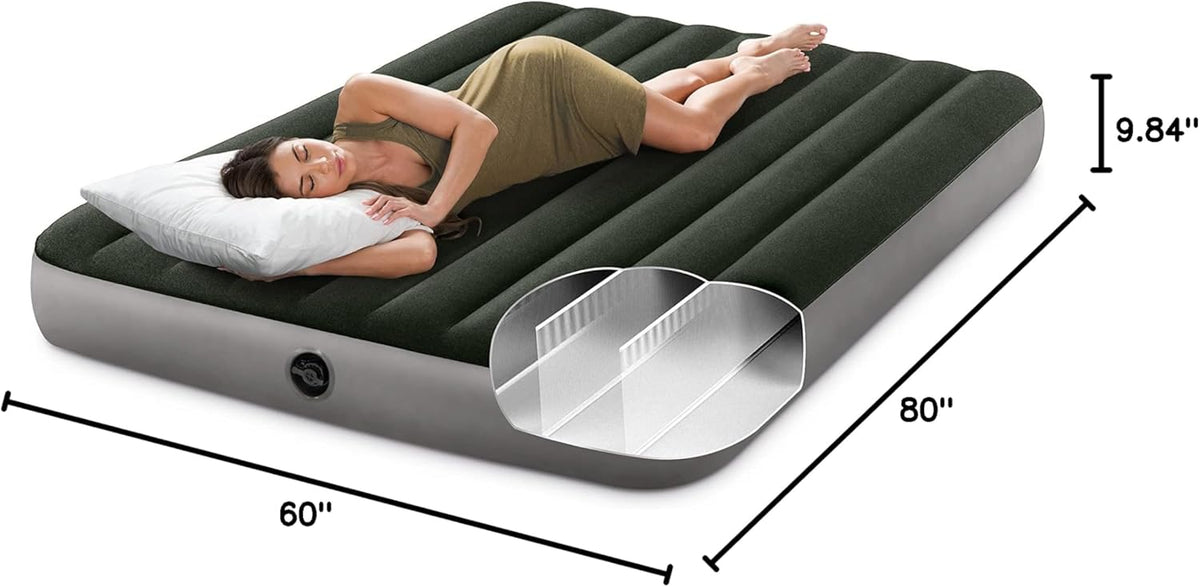intex 64779e dura-beam standard prestige air mattress: fiber-tech, view 9