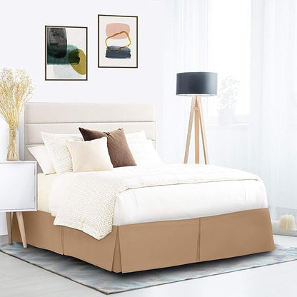 Nestl Light Brown Bed Skirt King Size - Image 9