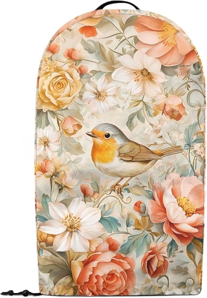 Floral Birds Blender Dust Cover Kitchen Appliance Oil-Proof Food Processor - Image 2