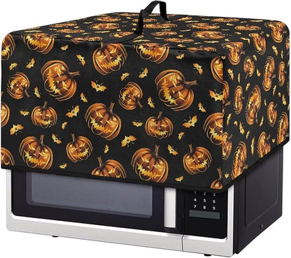 Microwave Oven Dust Cover, Halloween Pumpkin Protective Dust Cover by Unknown
