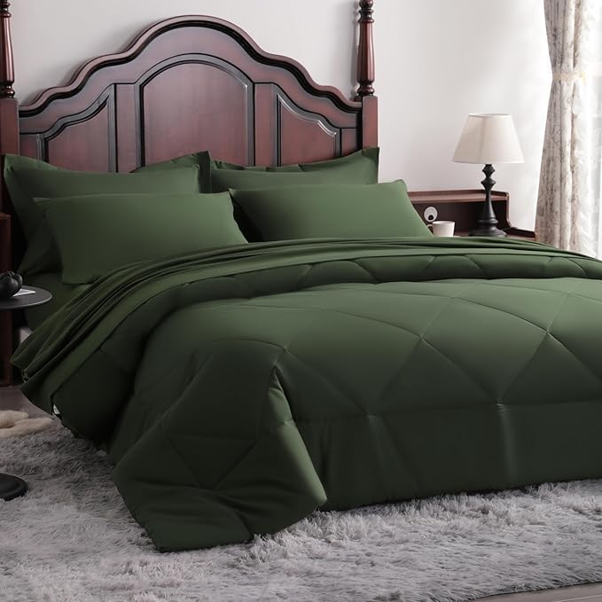 NTBAY Queen Comforter Set with Sheets, 7 Pieces Soft and Breathable Queen - Image 9