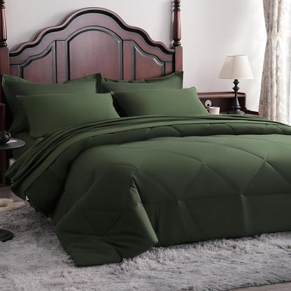 NTBAY Queen Comforter Set with Sheets, 7 Pieces Soft and Breathable Queen - Image 9