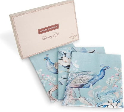 Maison d' Hermine Kitchen Towel 100% Combed Cotton Premium Set of 3 by MaisondHermine
