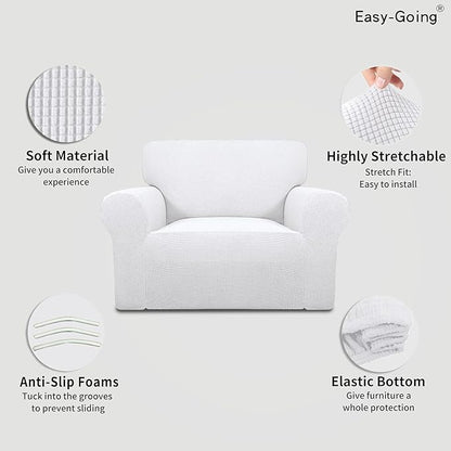Easy-Going Stretch Oversized Chair Sofa Slipcover 1-Piece Couch Sofa Cover - Image 3