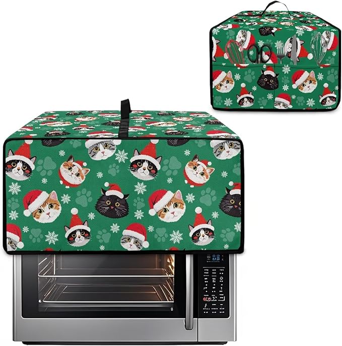Christmas Decorations Countertop Convection Oven Cover Dust-Proof Toaster Oven - Image 2