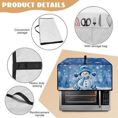 Christmas Toaster Oven Dust Cover Small Kitchen Appliance Cover - Image 5