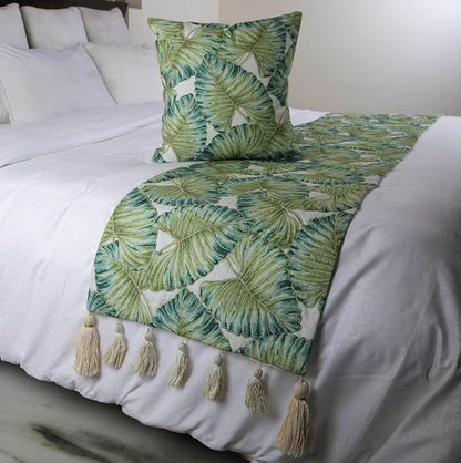 The HomeCentric Decorative Designer Handmade Bed Runner Without Pillow Cover - Image 4