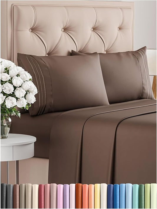Cal King Size 4 Piece Sheet Set by CGKUnlimited
