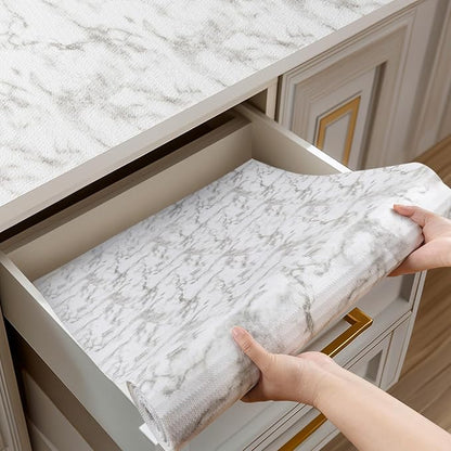 Shelf Liner Drawer Liner for Kitchen Cabinet Non-Adhesive, Strong Grip Anti by Shinlendid