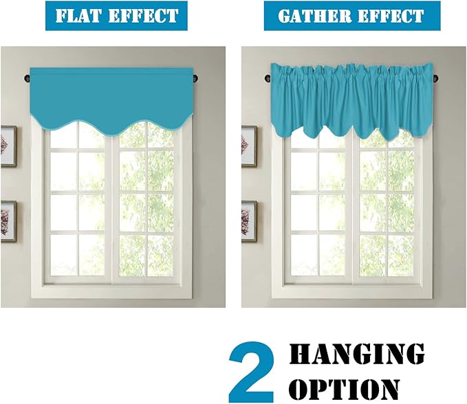 H.VERSAILTEX 2 Panels Blackout Curtain Valances - Image 5