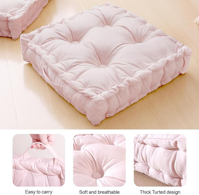 Square Floor Pillows, Large Floor Cushion - Image 2