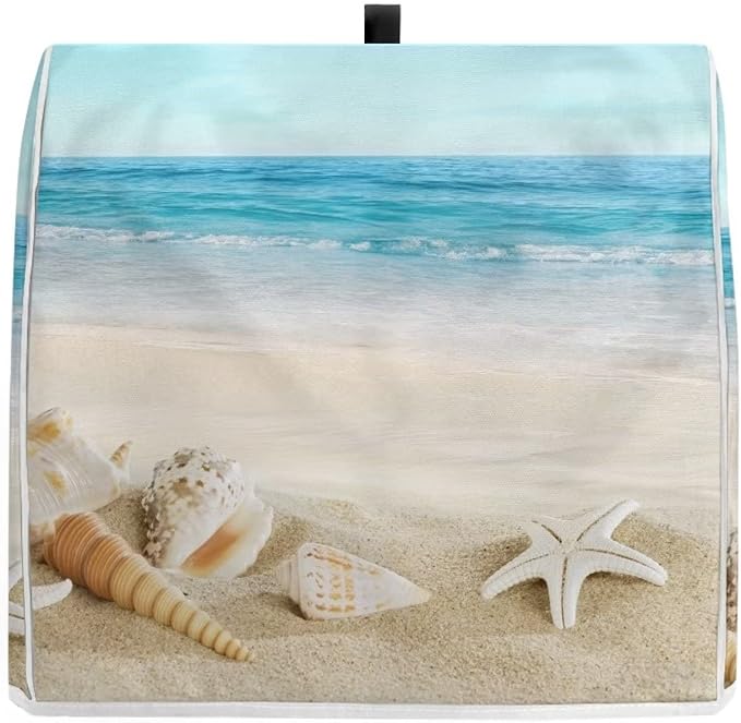 Fashion Mixer Covers Beach Print Indoor Kitchen Decorations, Polyester - Image 3