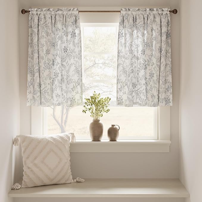 jinchan Floral Kitchen Curtains - Image 2