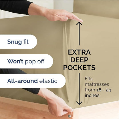 Extra Deep Pocket Twin Sheets - Image 3