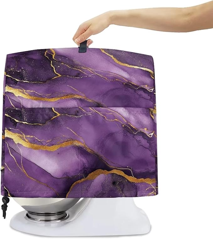 Stand Mixer Covers Protector Purple Marble Design Mixer Dust Covers Protector - Image 4
